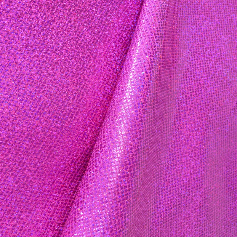 Fuchsia Hologramm Stretch-Stoff Fuchsia - Ribes y Casals