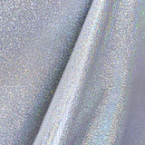 Silbernes Hologramm-Stretch-Gewebe - Ribes y Casals