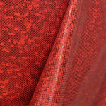 Hologramm roter elastischer Stoff - Ribes y Casals