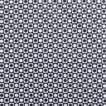 Bedruckter Stoff Marineblau Circle Square Print Stoff - Ribes y Casals