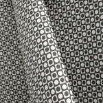 Bedruckter Stoff Beige Circle Square Print Stoff - Ribes y Casals