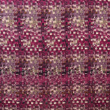 Fuchsia Mosaic Matt Satin Print Stoff Fuchsia - Ribes y Casals