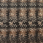 Satin Mattes Mosaik Braun Bedruckter Stoff - Ribes y Casals