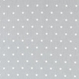 Stoff Sterne 1cm Grau Hintergrund - Ribes y Casals