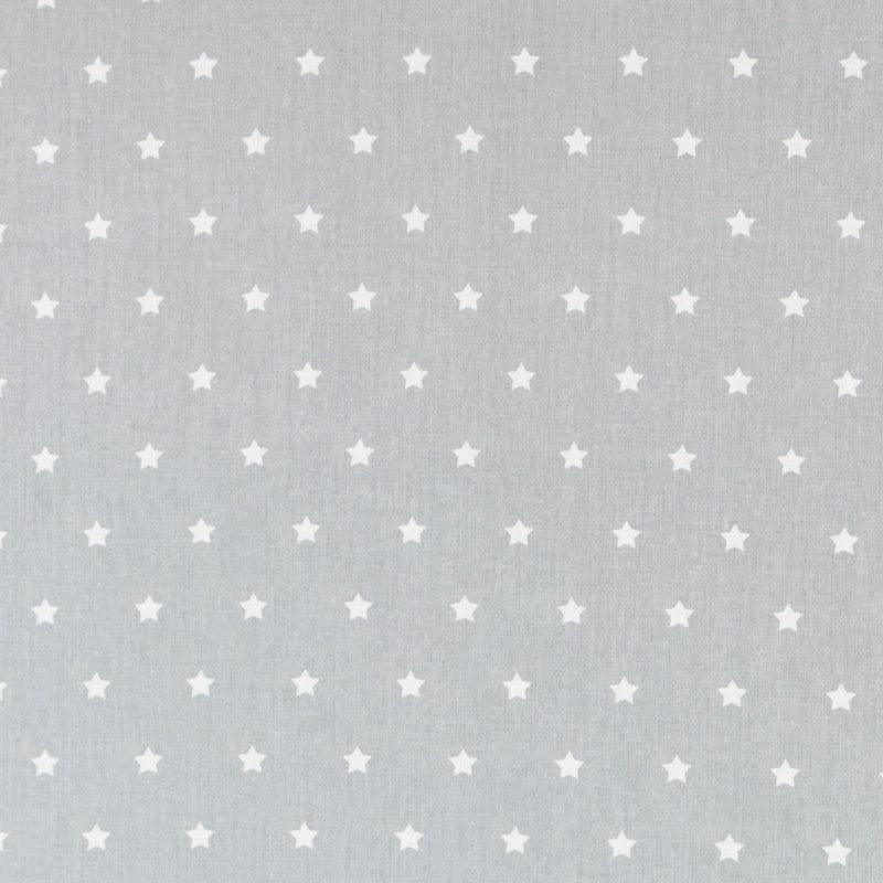 Stoff Sterne 1cm Grau Hintergrund - Ribes y Casals