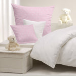 Stoff Sterne 1cm Rosa Hintergrund - Ribes y Casals
