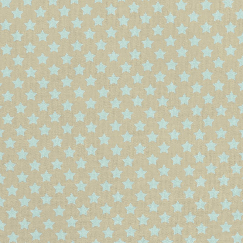 Stoff Sterne Himmel Blau Beige Hintergrund - Ribes y Casals