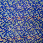 Stoff Fantasy Blumen Electric Blue - Ribes y Casals