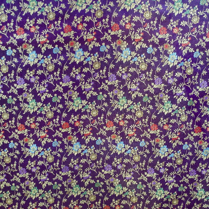 Stoff Fantasy Blumen Lila - Ribes y Casals