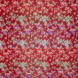 Stoff Fantasy Blumen Rot - Ribes y Casals