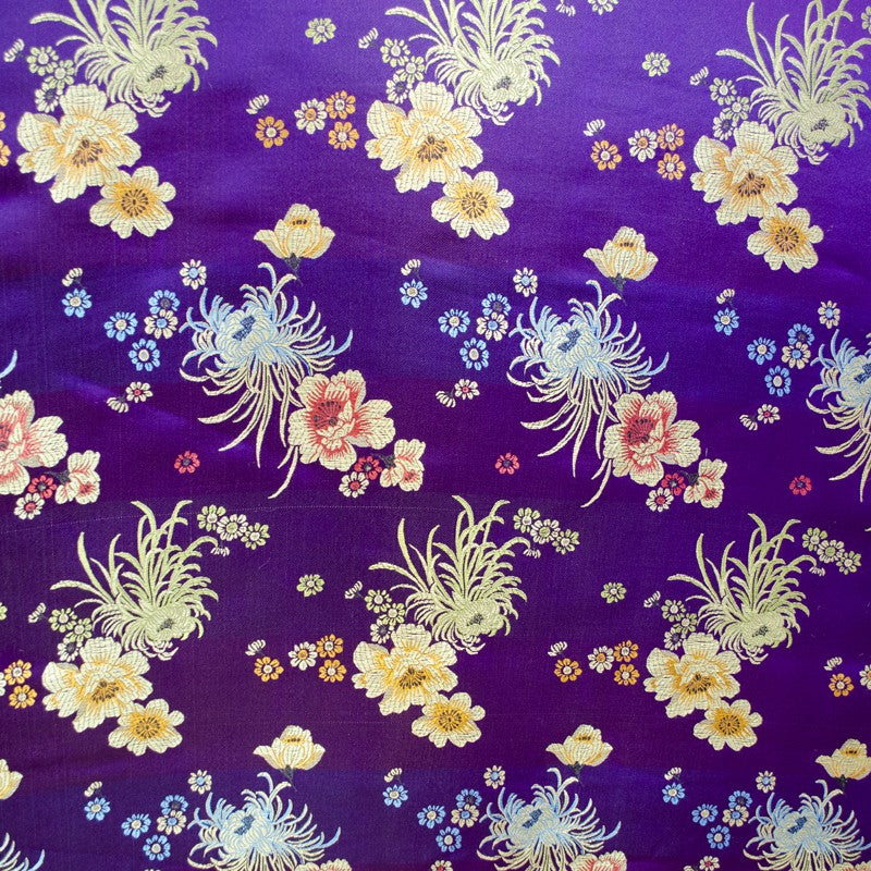 Kimono Fantasy Stoff Lila - Ribes y Casals