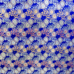 Stoff Fantasy Medaillen Electric Blue - Ribes y Casals
