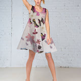 Stoff Blume Satin Schattierungen Rosa - Ribes y Casals