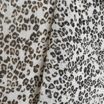 Bambula Leopard Beige Gaze Gaze-Stoff - Ribes y Casals