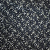 Kaschmir-Chiffon-Stoff Marineblau - Ribes y Casals