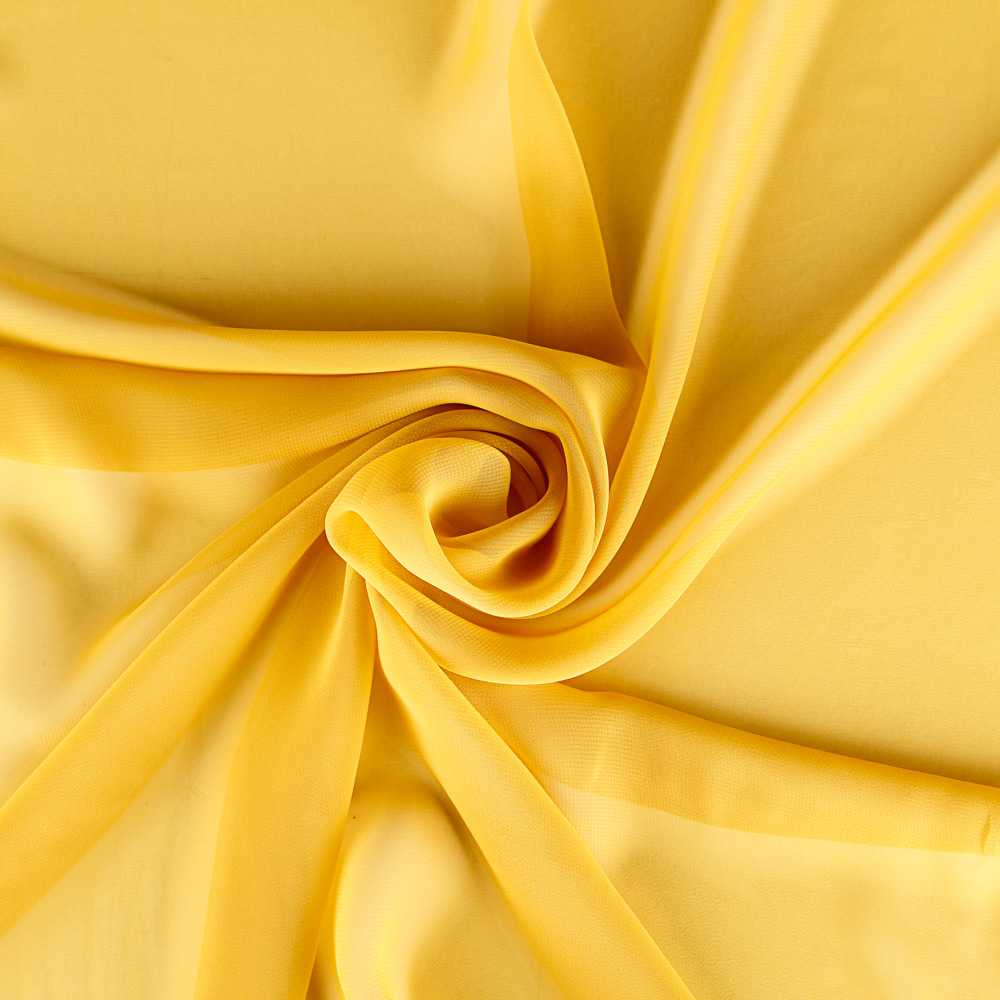Gelber Chiffon Chiffon Chiffon-Stoff - Ribes y Casals