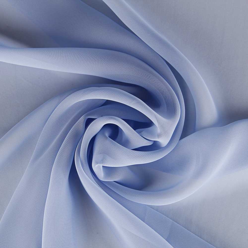 Hellblau Chiffon Chiffon Chiffon-Stoff - Ribes y Casals