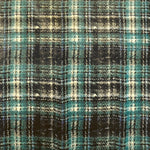 Grün karierter bedruckter Chiffon-Stoff - Ribes y Casals
