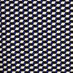 Stoff Georgette Gedruckter Würfel Blau - Ribes y Casals