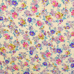 Stoff Georgette Bedruckter Kimono Vanille - Ribes y Casals