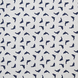 Kinder-Stoff Delfin Marineblau - Ribes y Casals