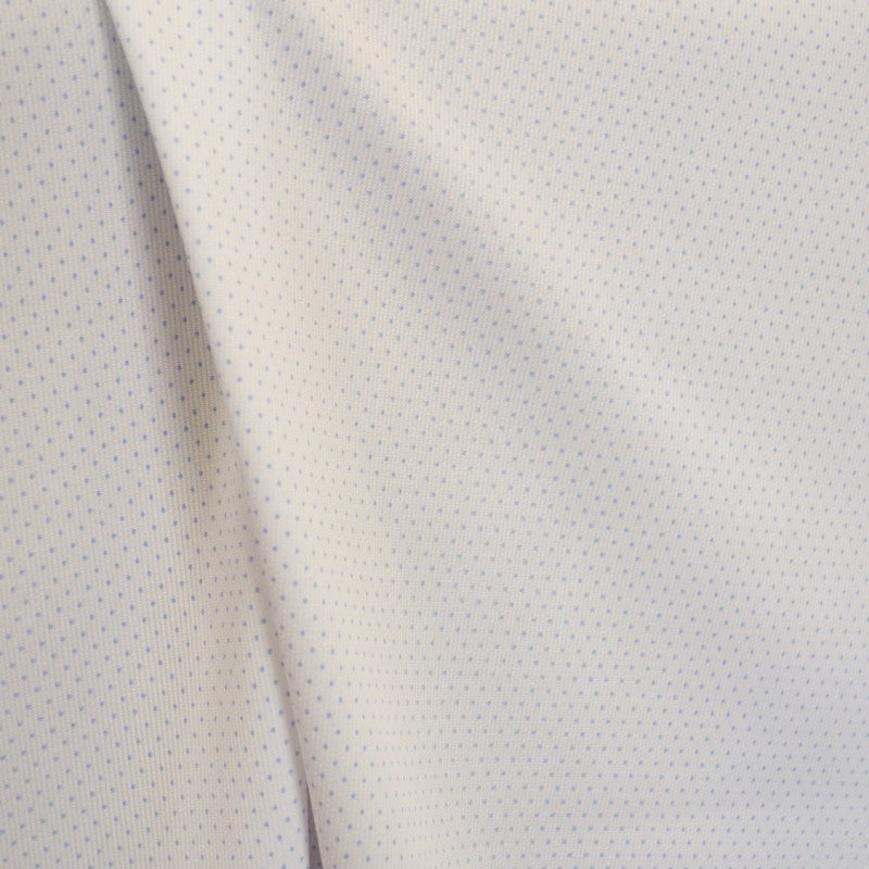 Stoff Pique Polka Dot Nadelpiqué Himmelblau - Ribes y Casals