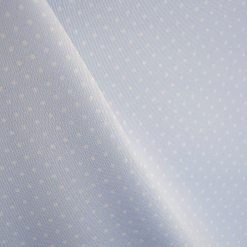 Stoff Piqué gepunktet Pique Himmelblau Hintergrund 4mm - Ribes y Casals