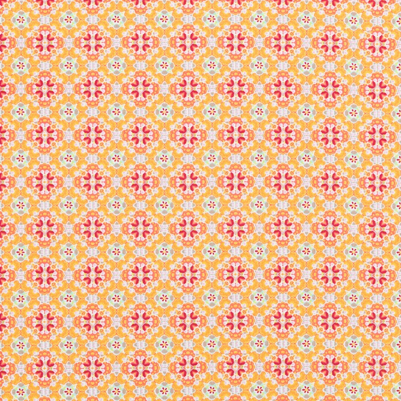 Psychedelisches orangefarbenes Kindertuch - Ribes y Casals