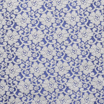 Blauer Spitzen-Jacquard-Stoff - Ribes y Casals