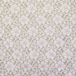 Beige Spitze Jacquard-Stoff - Ribes y Casals