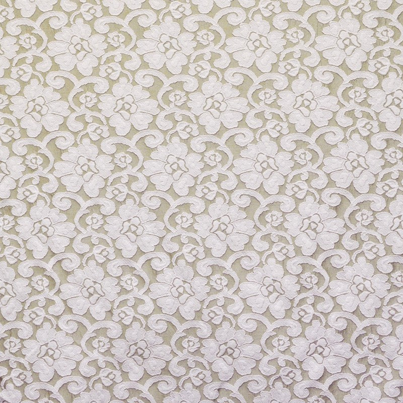 Beige Spitze Jacquard-Stoff - Ribes y Casals