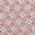 Roter Spitzen-Jacquard-Stoff - Ribes y Casals