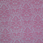 Jacquard Rosa Blume Stoff - Ribes y Casals