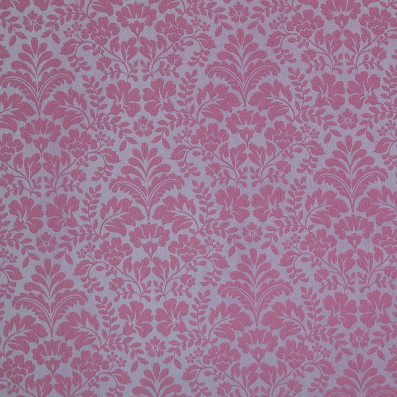 Jacquard Rosa Blume Stoff - Ribes y Casals