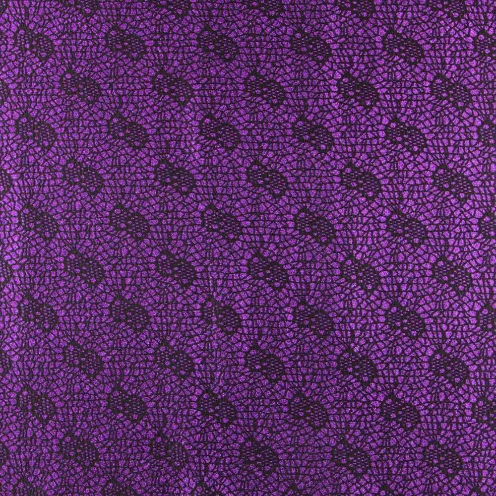 Lamé Spider Stoff Lila - Ribes y Casals