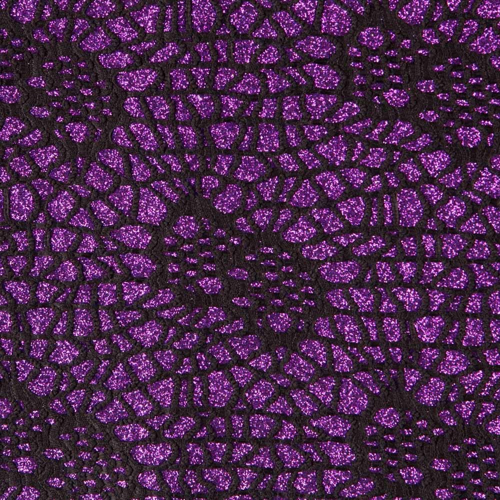 Lamé Spider Stoff Lila - Ribes y Casals