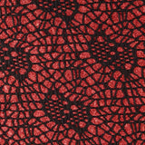 Stoff Lamé Spider Rot - Ribes y Casals