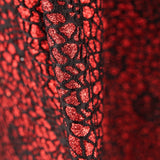 Stoff Lamé Spider Rot - Ribes y Casals