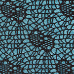 Lamé Spider Stoff Türkis - Ribes y Casals