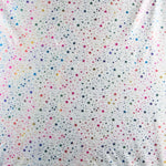 Lamé Glitter Glitter Stars Silber Stoff - Ribes y Casals