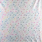Lamé Glitter Glitter Stars Silber Stoff - Ribes y Casals