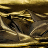 Schwarz-Gold-Lamé-Stoff - Ribes y Casals