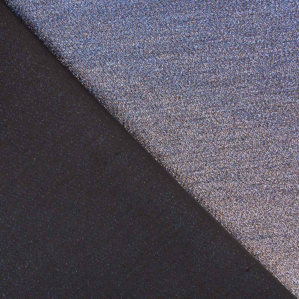 Lamé-Stoff Tornasol Blau - Ribes y Casals