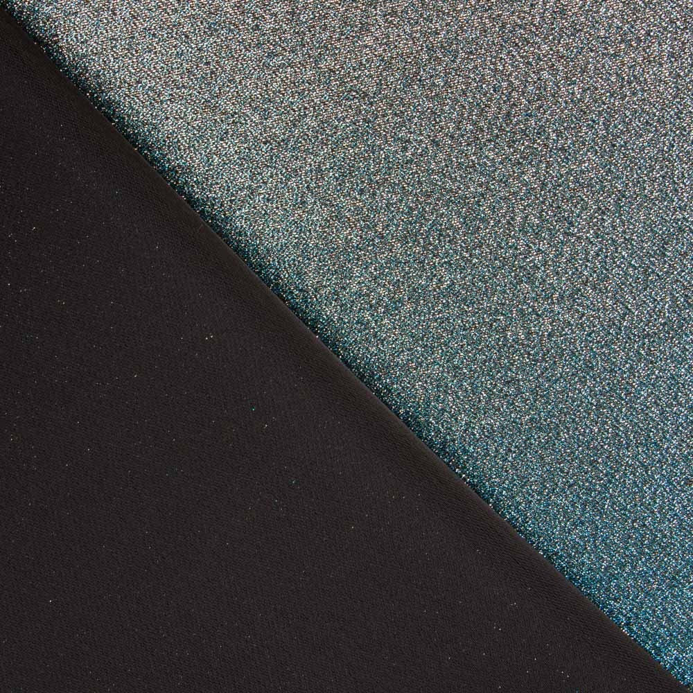 Lamé-Stoff Tornasol Hellblau - Ribes y Casals