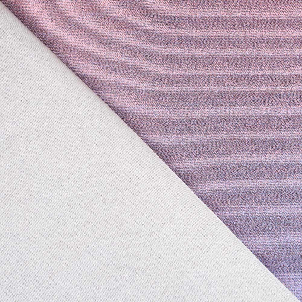 Stoff Lamé Tornasol Lavendel - Ribes y Casals