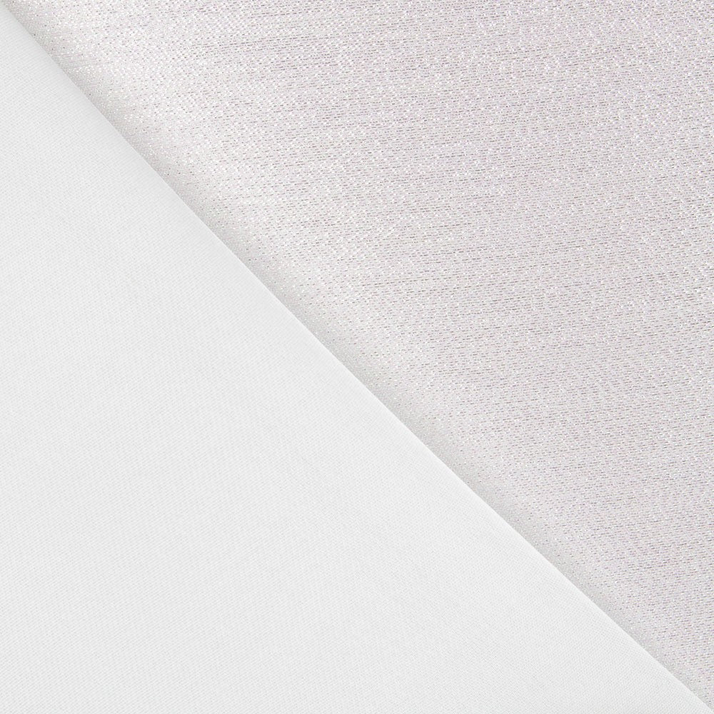 Lamé-Stoff Tornasol Silber - Ribes y Casals