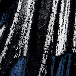Paillettenstoff Zwei Seiten Navy-Silber - Ribes y Casals