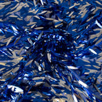 Feder-Pailletten-Stoff Feather Blue - Ribes y Casals