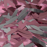 Stoff Pailletten Feder Rosa - Ribes y Casals