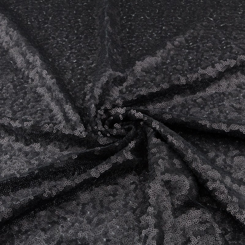 Spandex Paillettenstoff Schwarz - Ribes y Casals